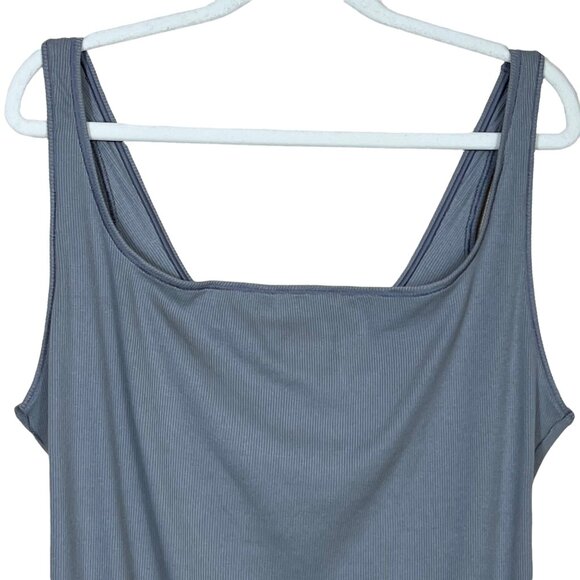 SKIMS Cotton Rib Bodysuit Pacific Women’s 4X - Picture 4 of 11